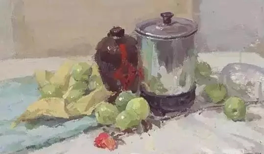 色彩景物|詳解不銹鋼靜物的作畫步驟！