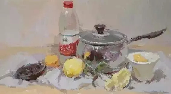 色彩景物|詳解不銹鋼靜物的作畫步驟！